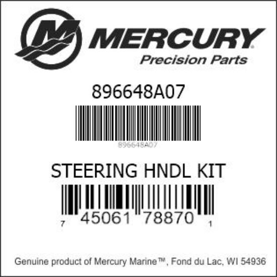 Mercury-Mercruiser 896648A07 STEERING HANDLE KIT Mercury-Mercruiser 896648A07 STEERING HANDLE KIT